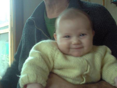 dans les bras de papa