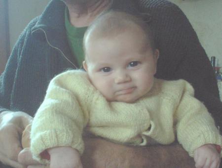 dans les bras de papa